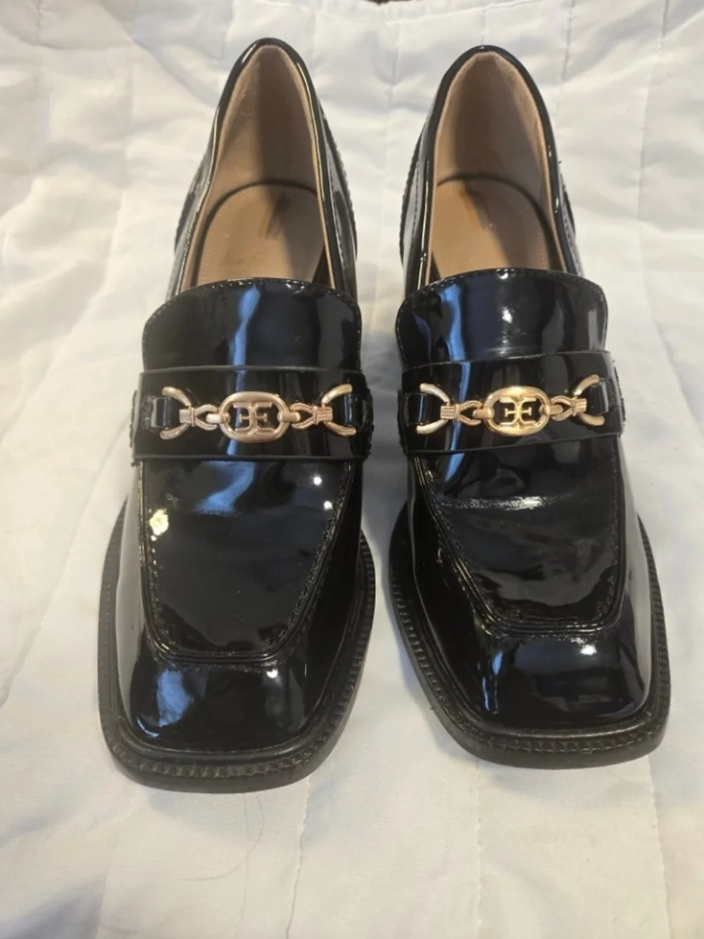 Sam Edelman Quincy Block Loafer Size 7
